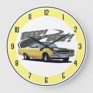 Gele vogel grote klok