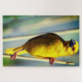 Gele vogel legpuzzel (Horizontaal)