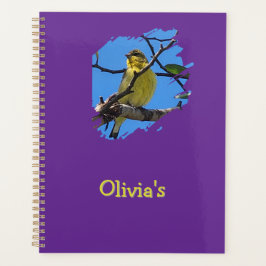 Gele vogel planner