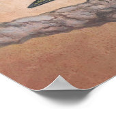 Gele vogel poster (Hoek)