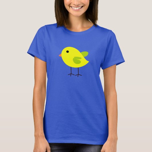 gele vogel t-shirt (Voorkant)