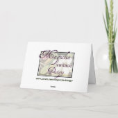 Gele vogel-van-het-paradijs Doordachte dank u kaar Bedankkaart (Achterkant)