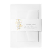 Gele vogels lente open kooibruiloft uitnodigingen wikkel (Voorkant Voorbeeld)