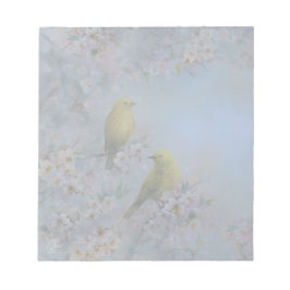 Gele Vogels Notitieblok