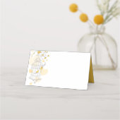 Gele vogels open kooi grafische gast plaats kaarte plaatskaartje (Achterkant)