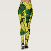 Gele volken leggings (Achterkant)