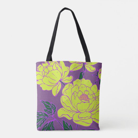 Gele volken tote bag (Achterkant)