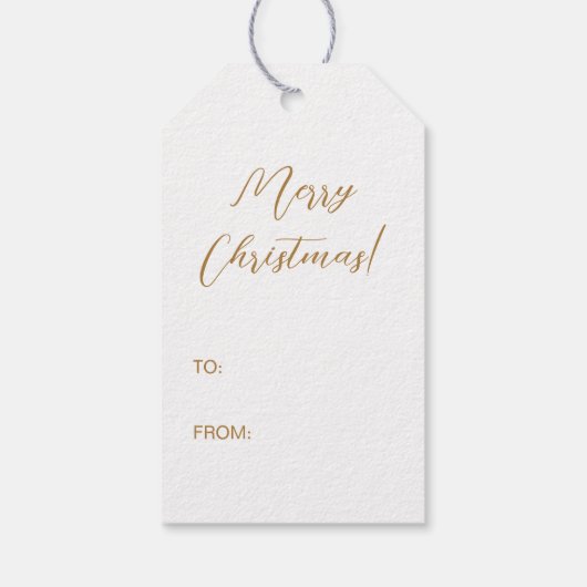 Gele vormgeving in Faux Glitter: kijk naar tekst Cadeaulabel (Achterkant)