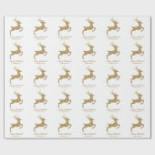 Gele vormgeving in Faux Glitter: kijk naar tekst Cadeaupapier (Vlak)