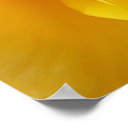 Gele vouwen poster (Hoek)