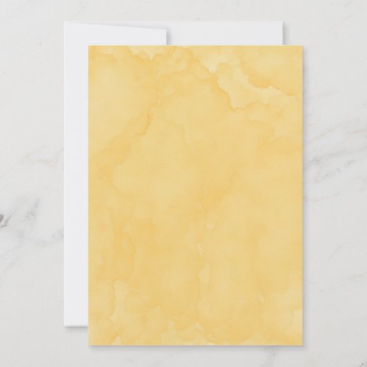  Gele Vrachtwagen - Zonnebloemen - Blauw huwelijk  Kaart (Achterkant)