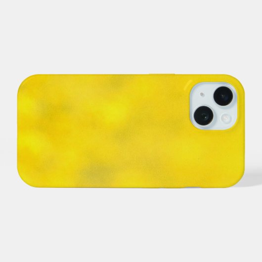 Gele Vreugde iPhone 15 Case (Achterkant horizontaal)