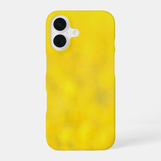 Gele Vreugde iPhone 16 Hoesje (Achterkant)