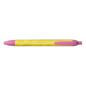 Gele Vreugde Zwarte Inkt Pen (Achterkant)