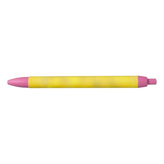 Gele Vreugde Zwarte Inkt Pen (Voorkant)
