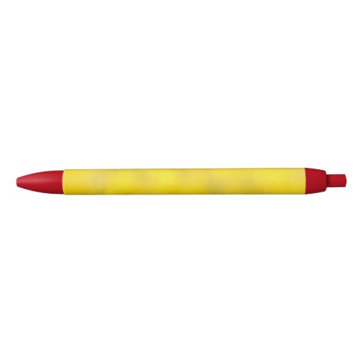 Gele Vreugde Zwarte Inkt Pen (Voorkant)