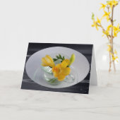 Gele vriesknoppen kaart (Gele Bloem)