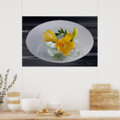 Gele vriesknoppen poster (Keuken)