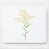 gele vroege goudkleurige waterverf schilderij muismat (Voorkant)