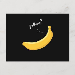 Gele vruchten van banaan briefkaart