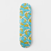 Gele vruchten van de bananenblauw en van de banaan persoonlijk skateboard (Voorkant)