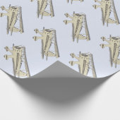  gele Waco-schottenpotlood Cadeaupapier (Hoek)