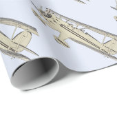  gele Waco-schottenpotlood Cadeaupapier (Rol Hoek)