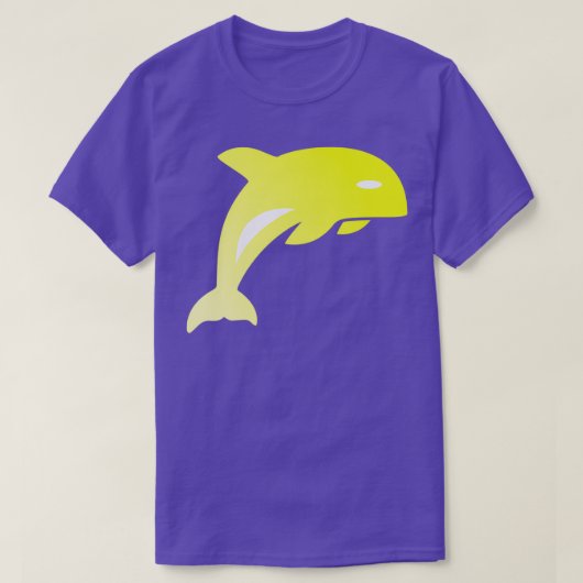 Gele walvis 1 t-shirt (Design voorkant)