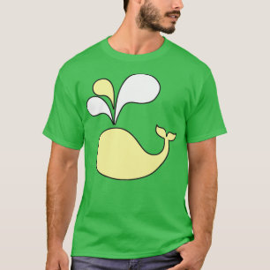 Gele walvis 2 t-shirt