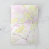 Gele Warbler Kaart (Binnen)