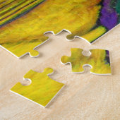 Gele Warbler Puzzle Legpuzzel (Zijkant)