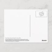 Gele Watchman Goby Fish Briefkaart (Achterkant)