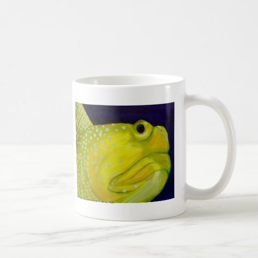 Gele Watchman Goby Fish Koffiemok (Rechts)