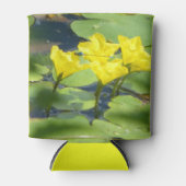 Gele Water Lelies met Damselfly Koelbox Blikjeskoeler (Voorkant)