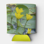 Gele Water Lelies met Damselfly Koelbox Blikjeskoeler (Achterkant)