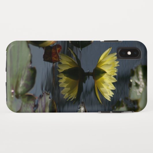 Gele waterleloze telefoontas Case-Mate iPhone case (Achterkant (horizontaal))