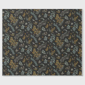 Gele waterverf australiëmie eucalyptus cadeaupapier (Vlak)