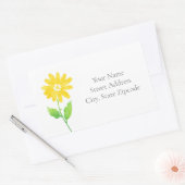 Gele Waterverf Daisy Stem labels (Envelop)