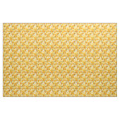Gele Waterverf Flowers Stof (Yard (91,4 cm))