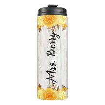 Gele Waterverf Flowers