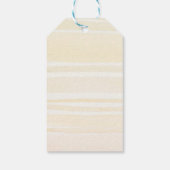 Gele Waterverf Happy Easter Label Cadeaulabel (Achterkant)