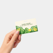 gele waterverf met waterlelie badge (Handheld)