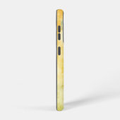 Gele Waterverf Monogram naam Tie Dye Butterfly Samsung Galaxy Hoesje (Rechterkant)