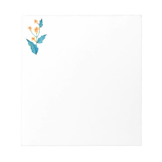 Gele waterverf notitieblok (Voorkant)