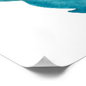 Gele waterverf poster (Hoek)