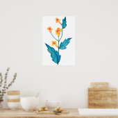 Gele waterverf poster (Keuken)