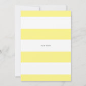 Gele Waterverf Rozen Garland Wedding Shower Kaart (Achterkant)