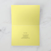 Gele Waterverf Rozen zullen je zijn mijn Bridesmai Kaart (Binnen)