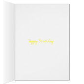 Gele waterverf schattige feestdag (Binnen (Rechts))