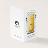 Gele Waterverf Voordeur Foto's en diensten Visitekaartje (Buitenkant)